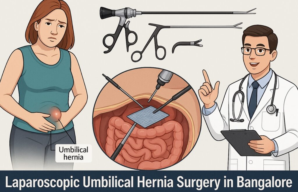 laparoscopic umbilical hernia surgery in Bangalore